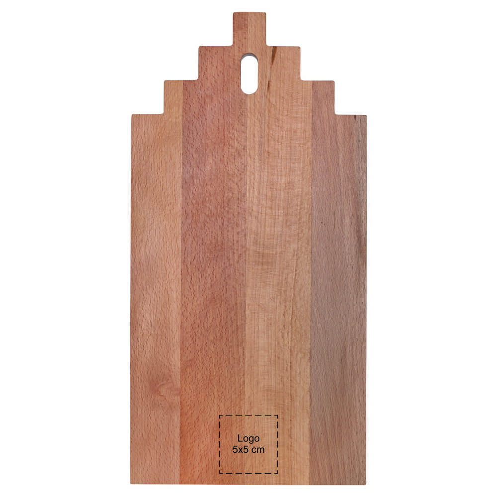 Schneidebrett Stufe Giebel Buche 40x20 cm