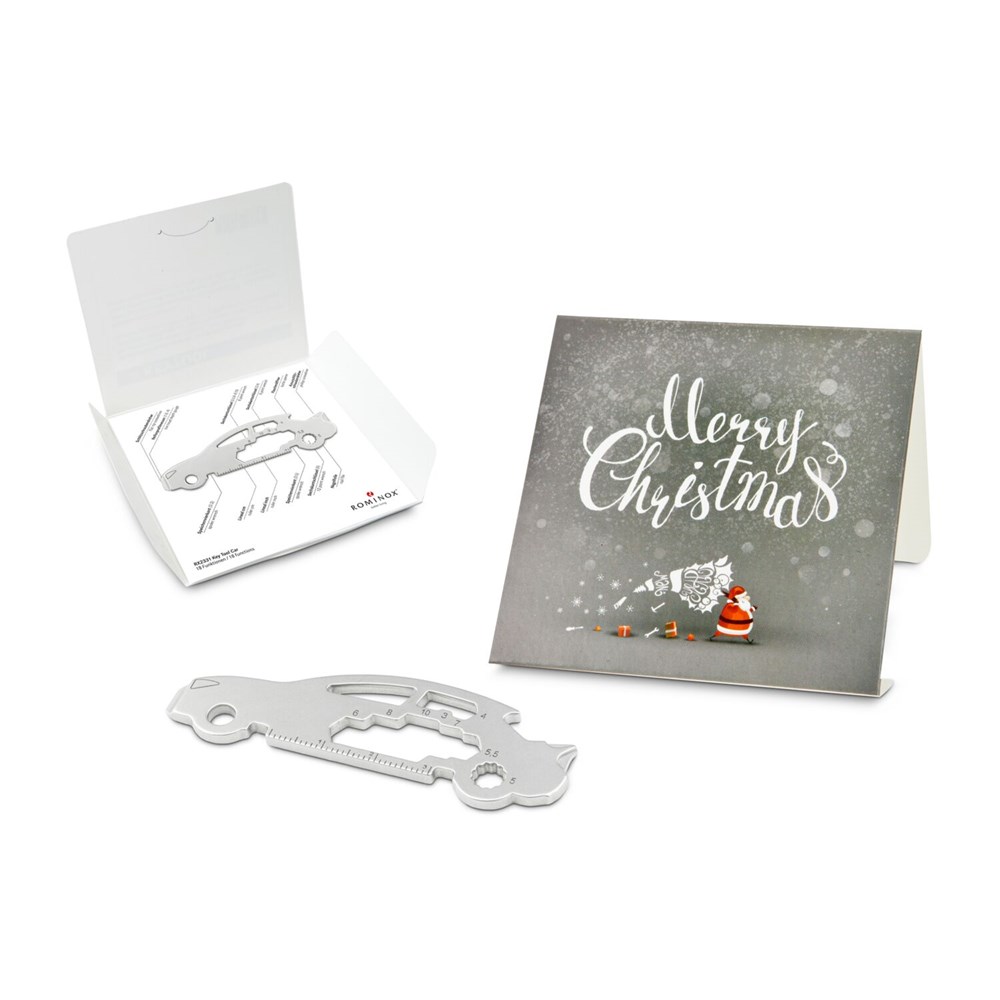 Geschenkartikel: ROMINOX® Key Tool Car/Auto (18 Funktionen) im Motiv-Mäppchen Merry Christmas Geschenkartikel: ROMINOX® Key Tool Car/Auto (18 Funktionen) im Motiv-Mäppchen Merry Christmas
