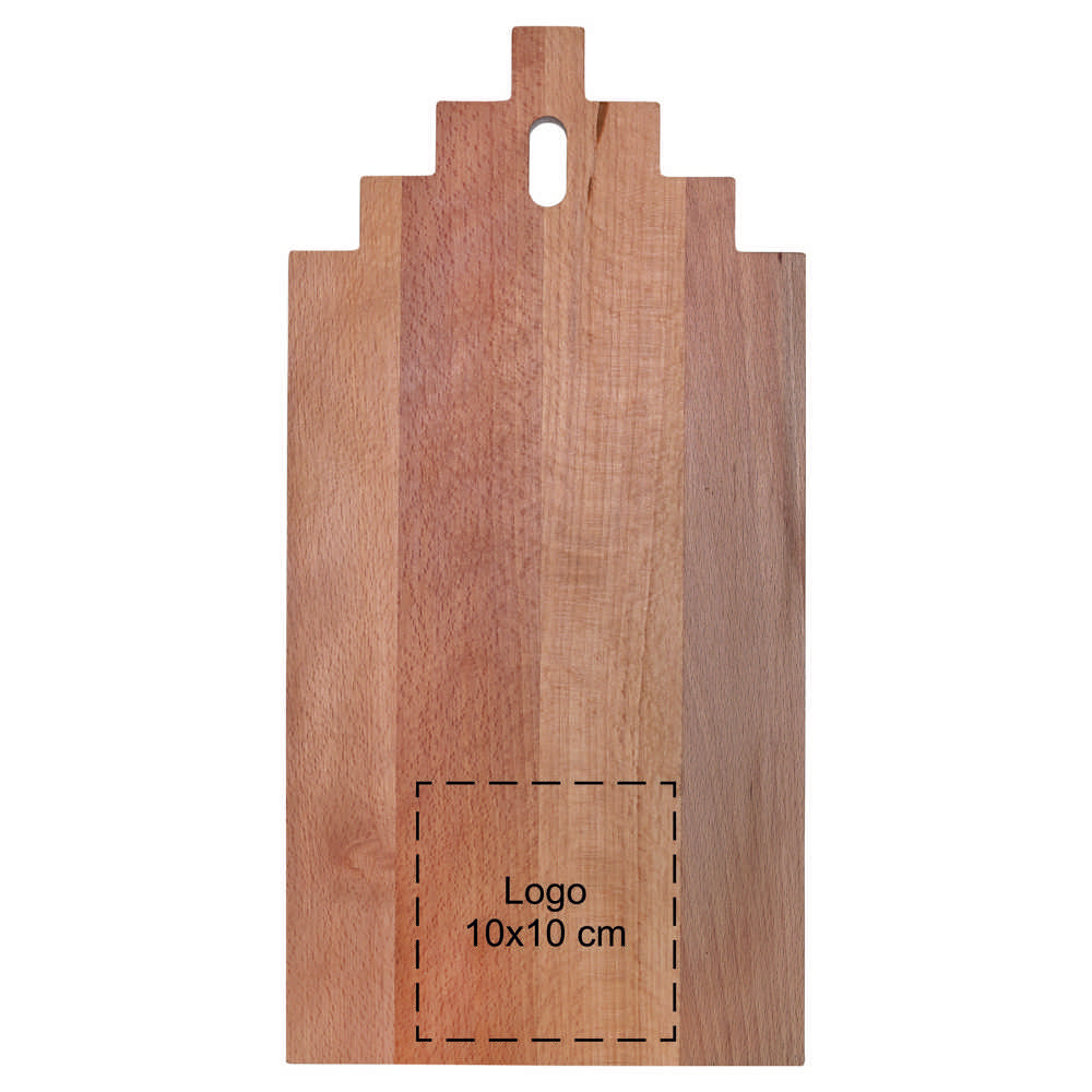 Schneidebrett Stufe Giebel Buche 40x20 cm