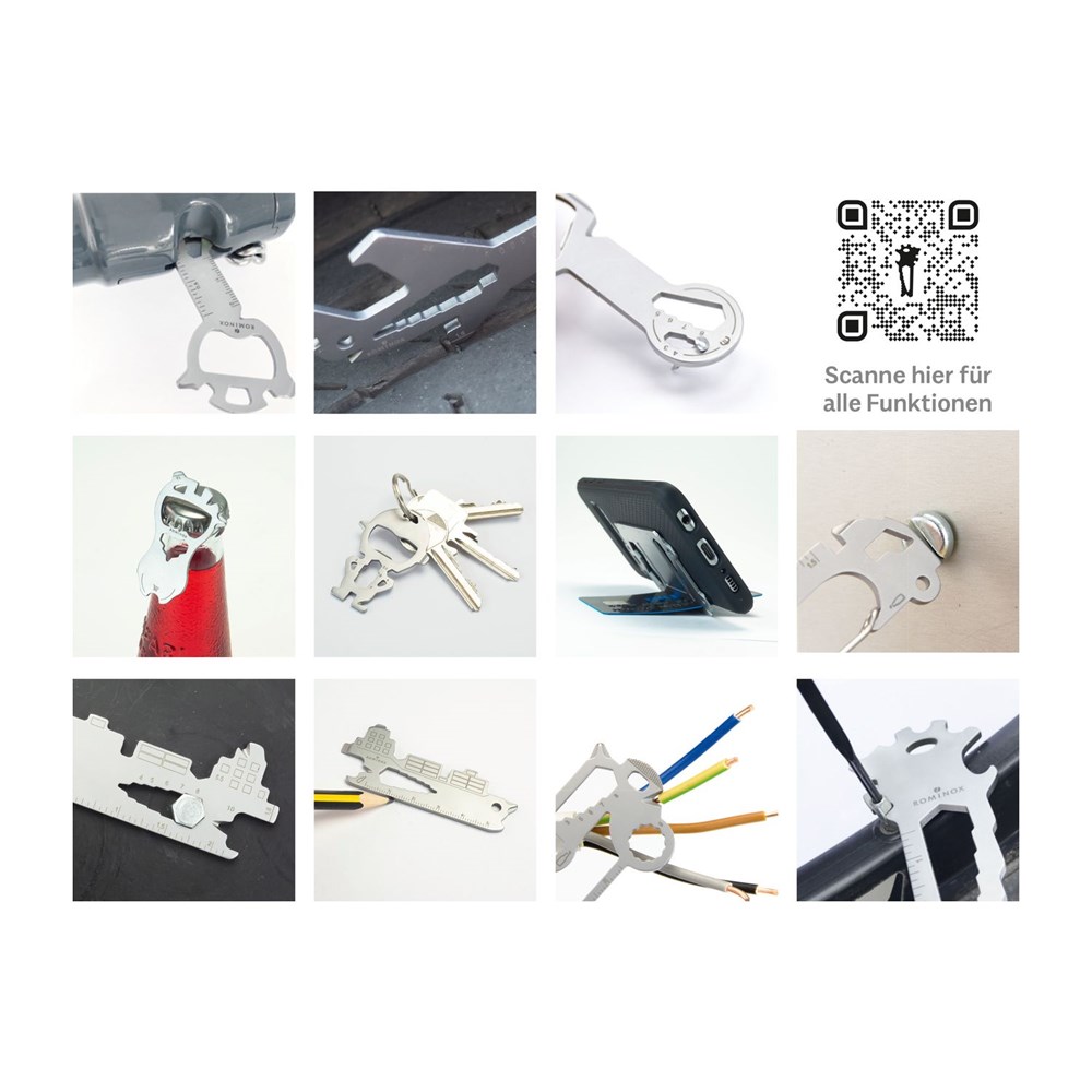 Geschenkartikel: ROMINOX® Key Tool Car/Auto (18 Funktionen) im Motiv-Mäppchen Merry Christmas Geschenkartikel: ROMINOX® Key Tool Car/Auto (18 Funktionen) im Motiv-Mäppchen Merry Christmas
