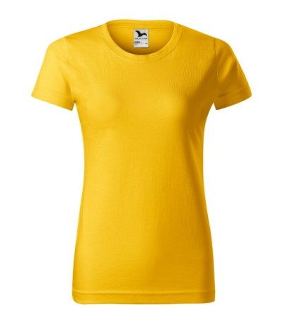 T-Shirt Damen Basic gelb