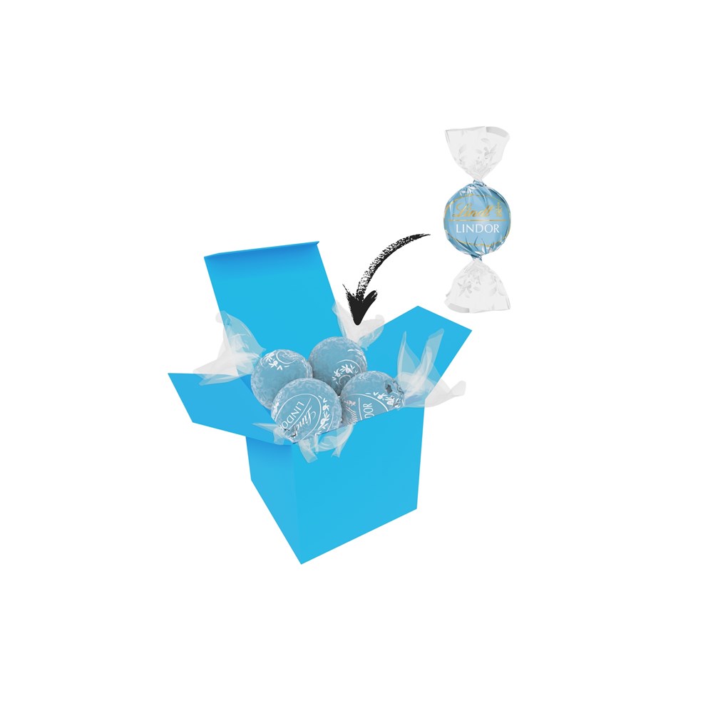 Color Lindor Box - Hellblau - Stracciatella