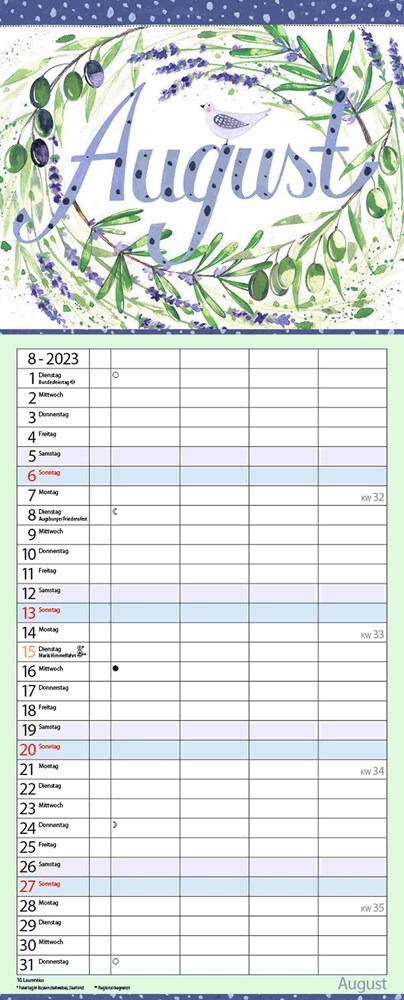 Familienplaner Gartenglück - Kalender Familienplaner Gartenglück - Kalender