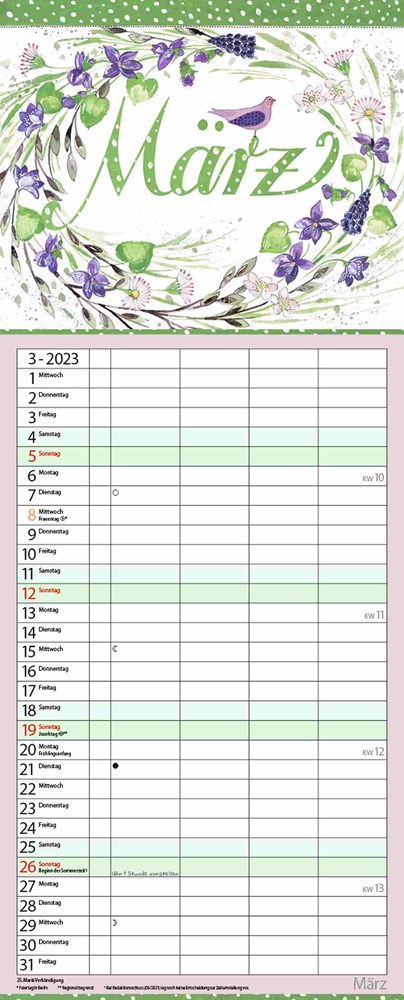 Familienplaner Gartenglück - Kalender Familienplaner Gartenglück - Kalender