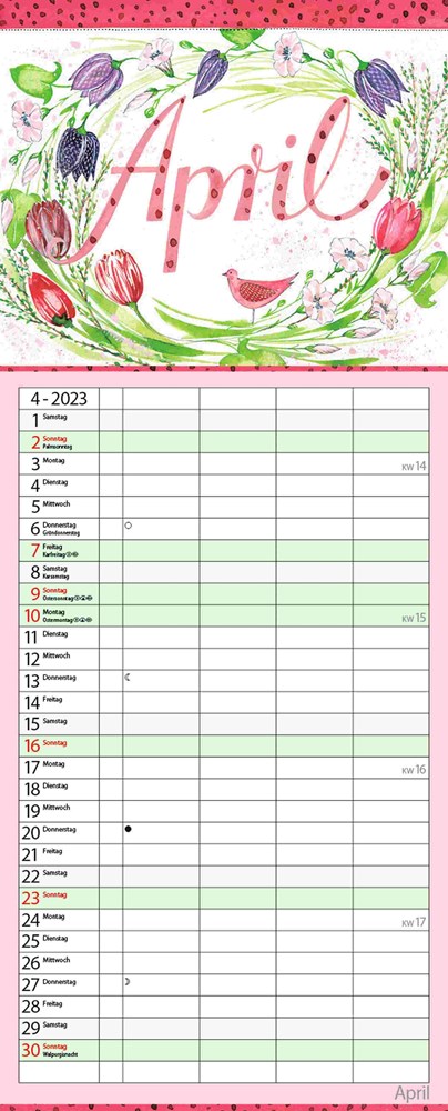 Familienplaner Gartenglück - Kalender Familienplaner Gartenglück - Kalender
