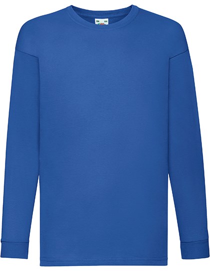 Fruit of the Loom - Kids´ Valueweight Long Sleeve T