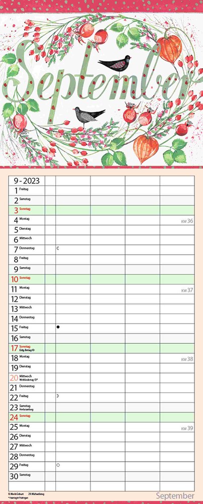 Familienplaner Gartenglück - Kalender Familienplaner Gartenglück - Kalender
